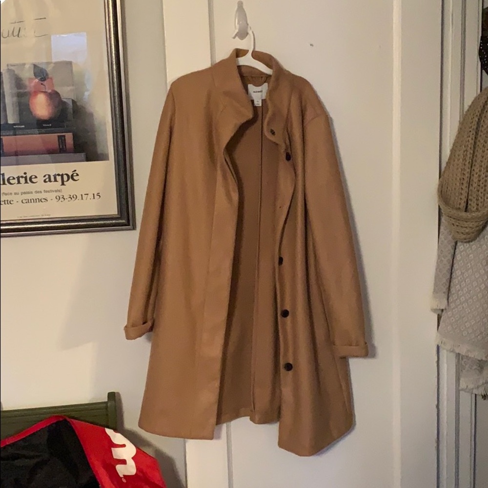Tan Old Navy Car Coat